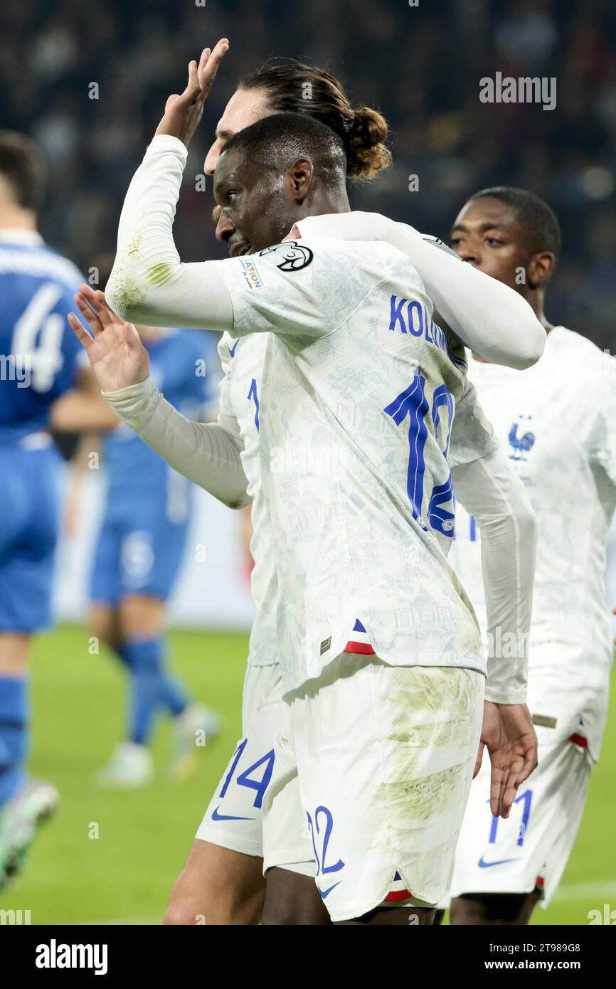 Le Fran Ais Rando Kolo Muani C L Bre Son But Lors De L Uefa Euro