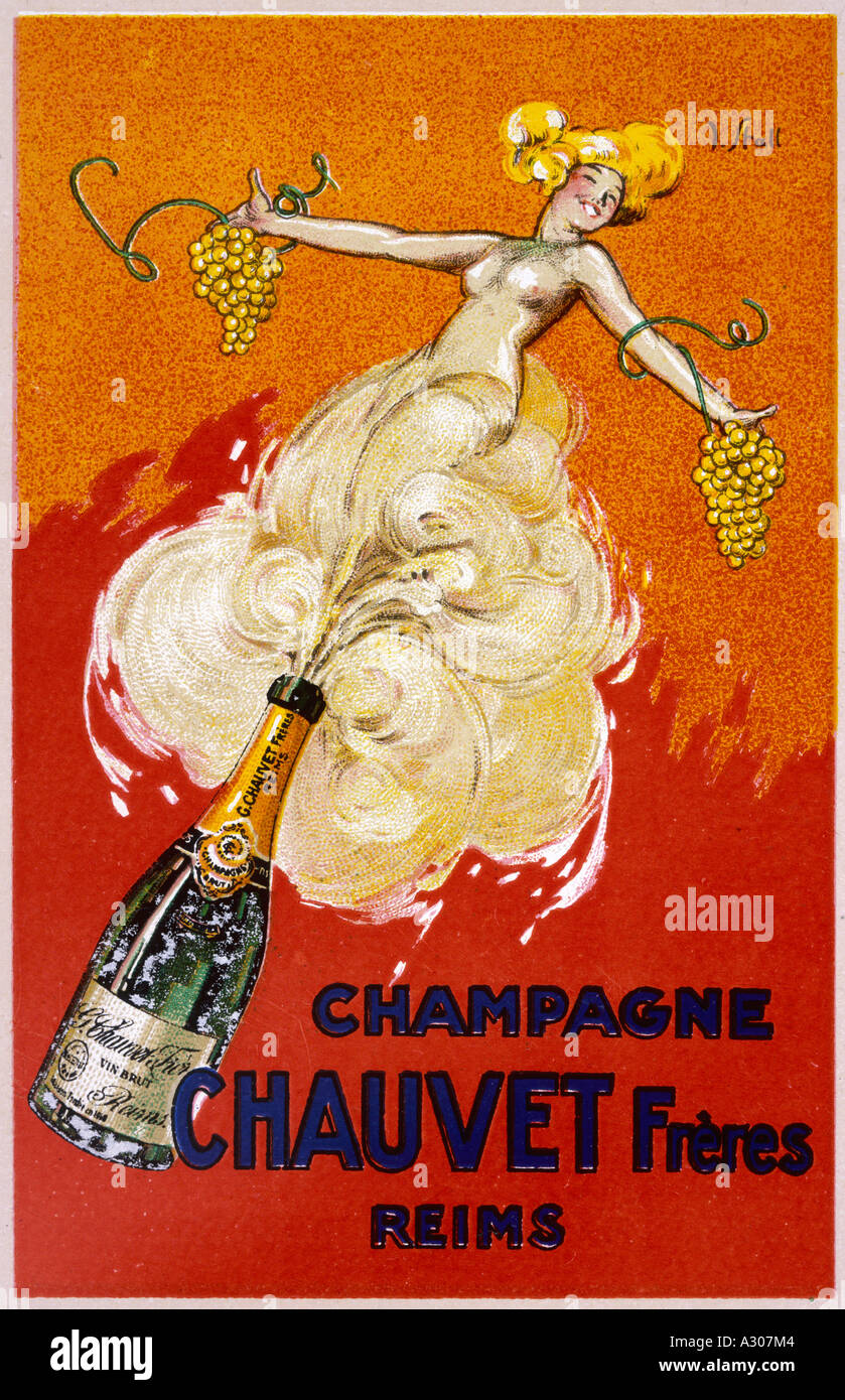 L Affiche De La Champagne Photo Stock Alamy