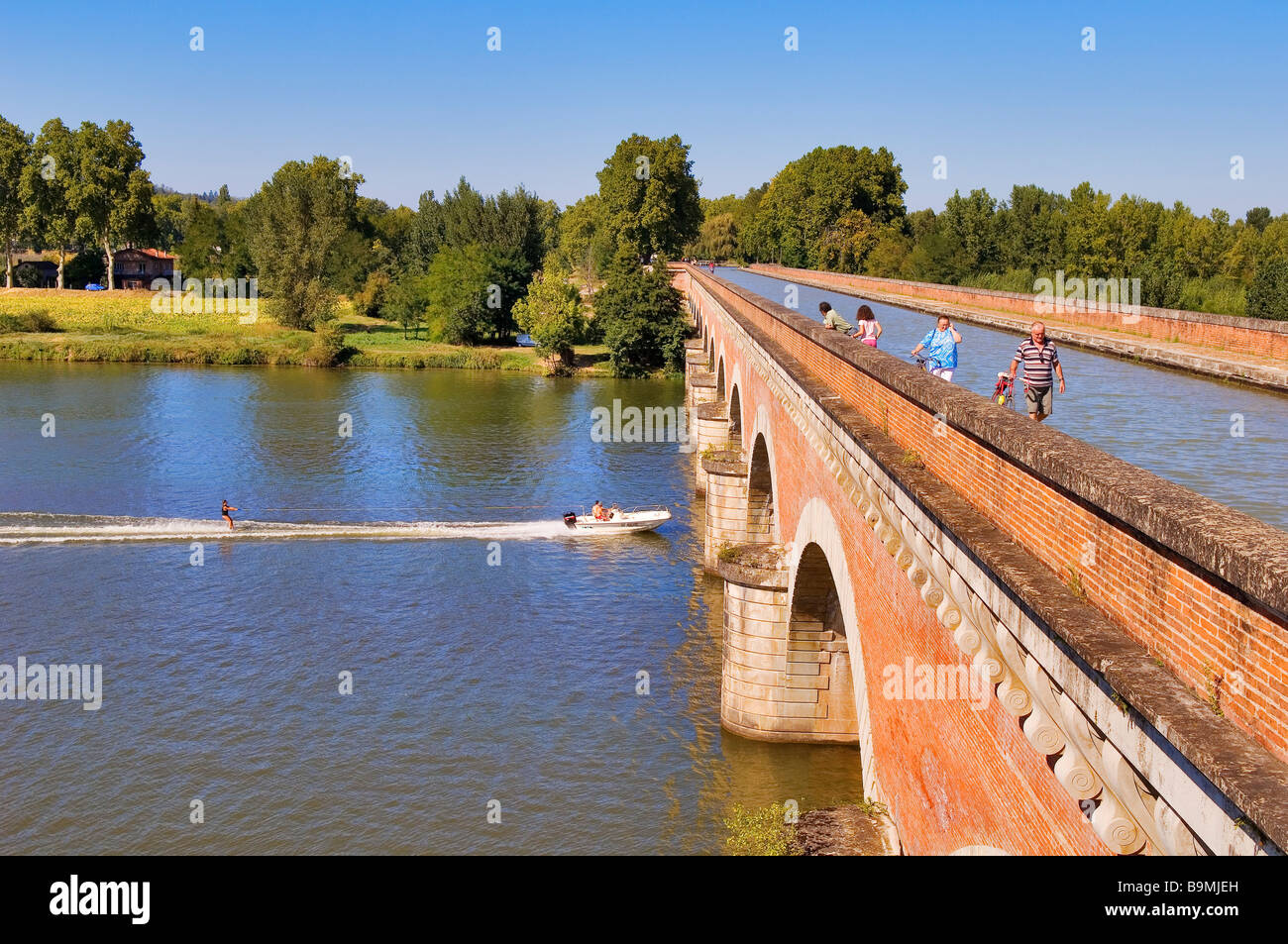 La France Tarn Et Garonne Moissac Le Pont Canal Du Cacor De Pont