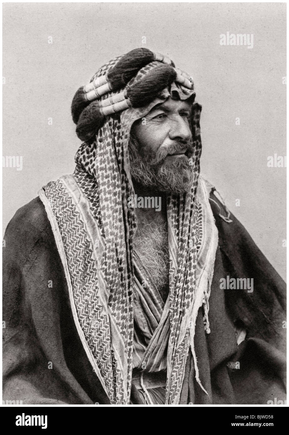 Un Cheikh Arabe L Irak Artiste Un Kerim Photo Stock Alamy