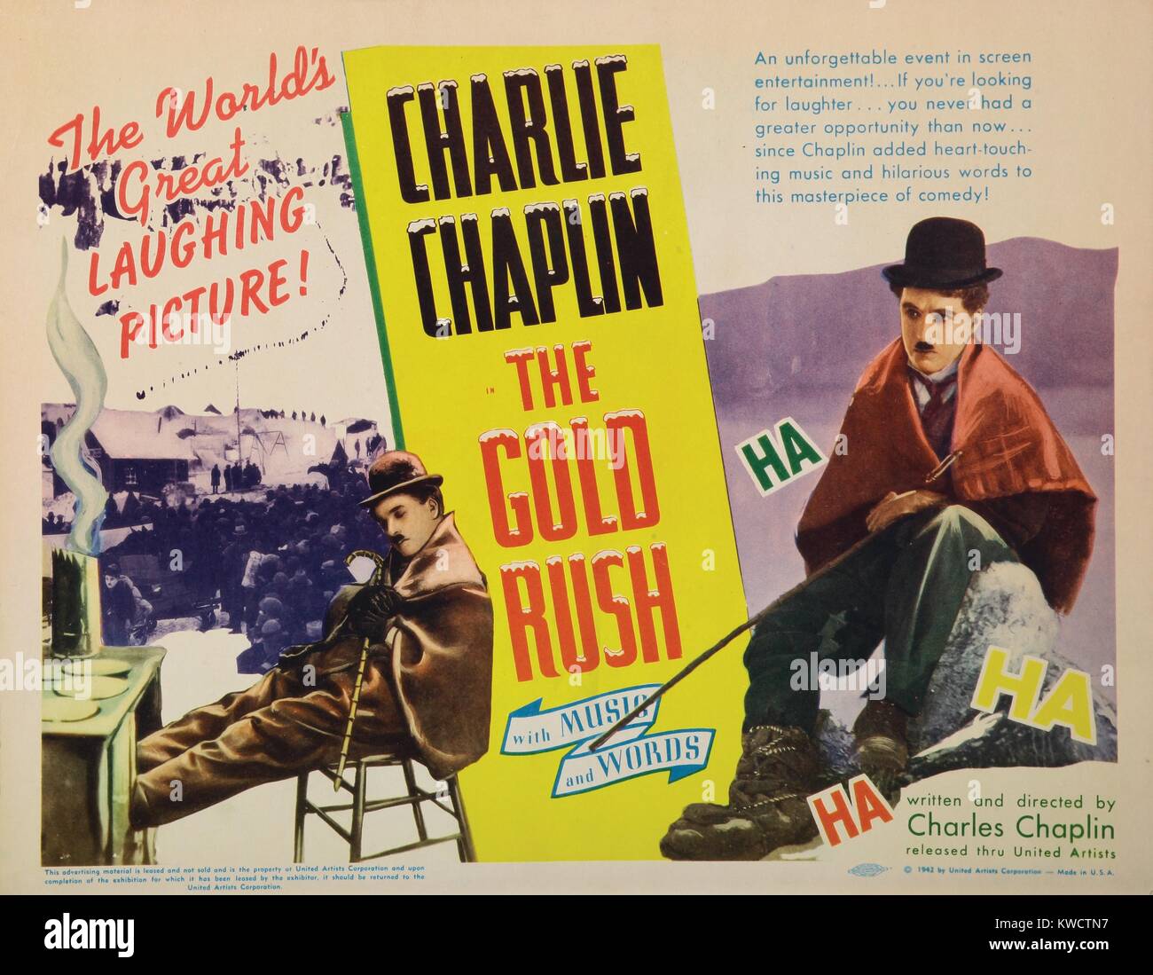 Charlie Chaplin Gold Rush Banque De Photographies Et Dimages