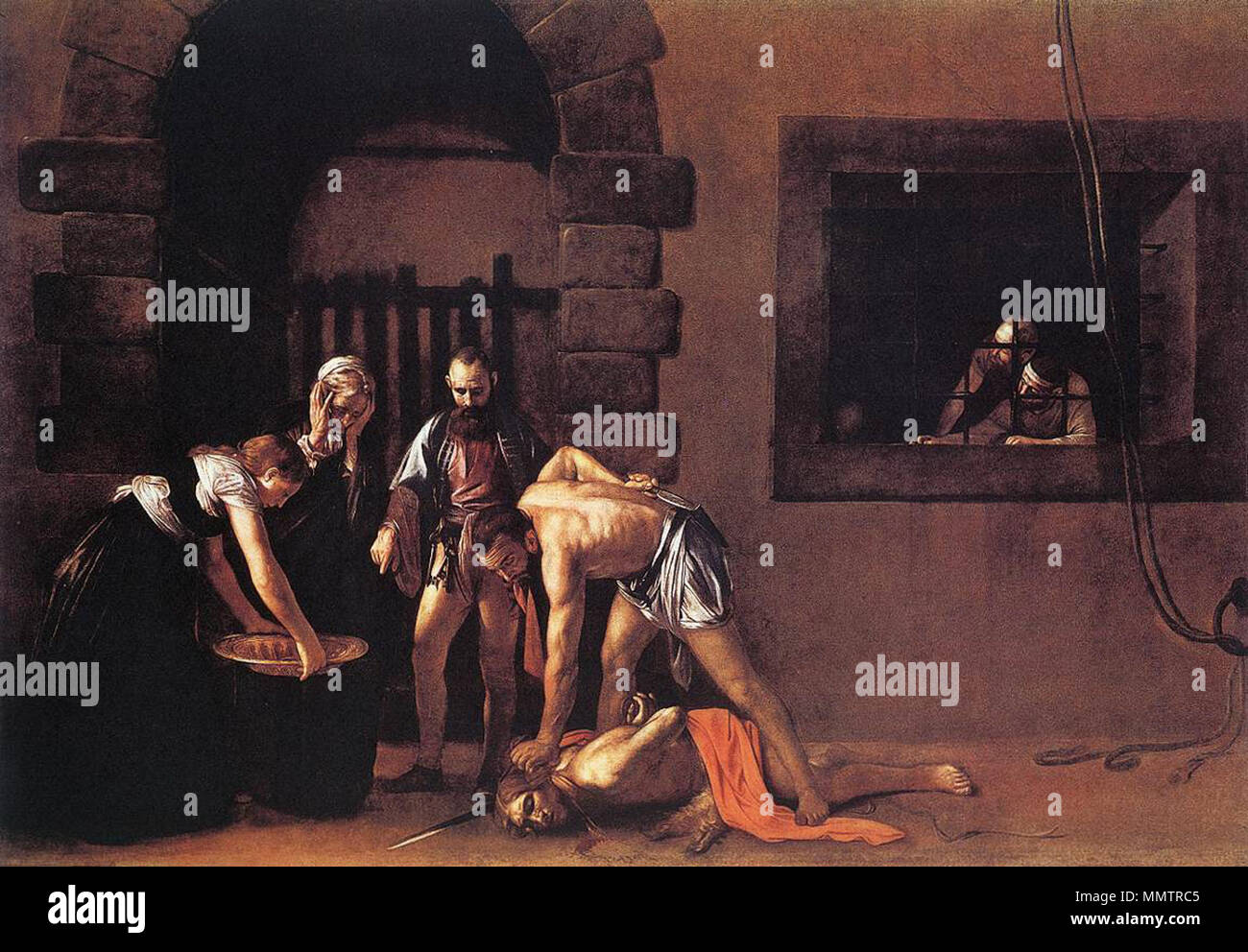 Anglais Caravaggio D Capitation De Jean Le Baptiste Le Caravage