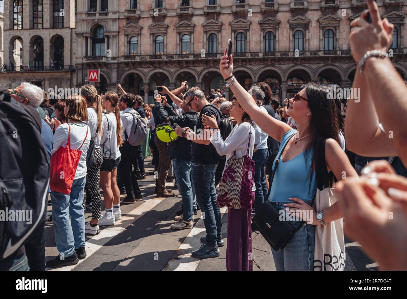 Milano Italia 2023 Giugno I Funerali Di Stato Di Silvio Berlusconi