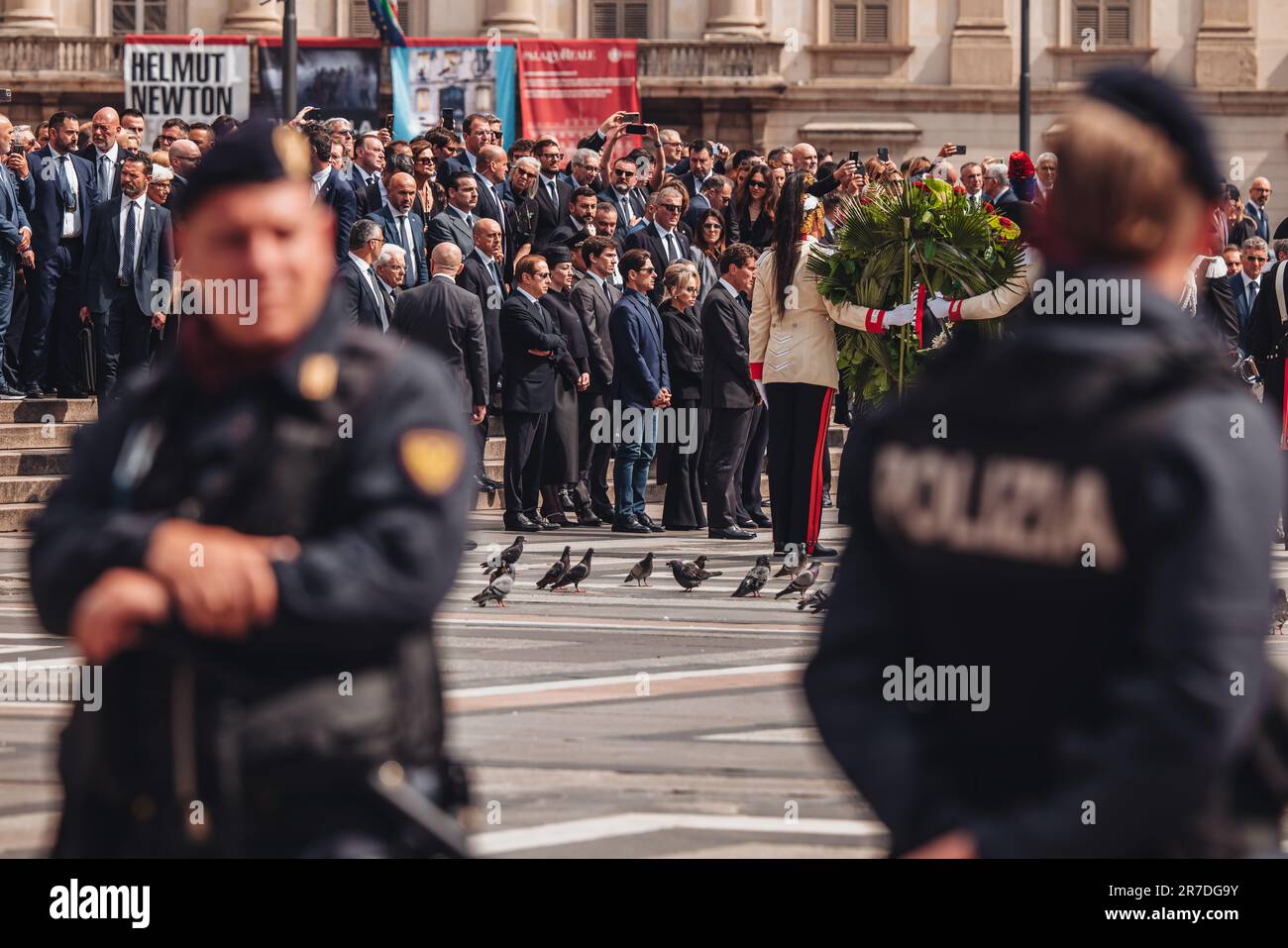 Milano Italia 2023 Giugno I Funerali Di Stato Di Silvio Berlusconi