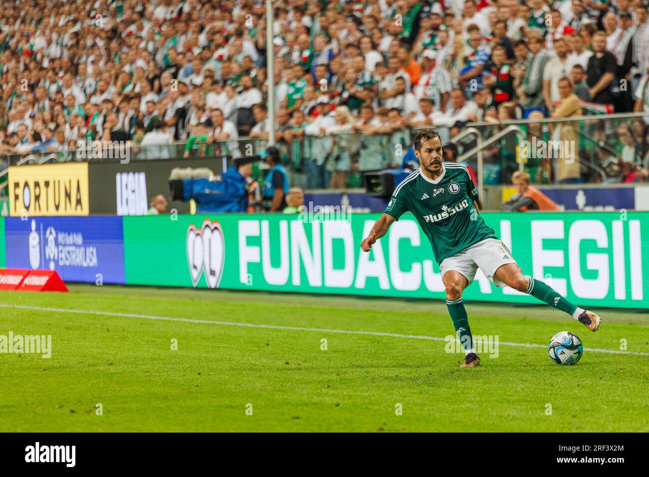 Yuri Ribeiro Durante La Partita PKO BP Ekstraklasa 2023 24 Tra Legia