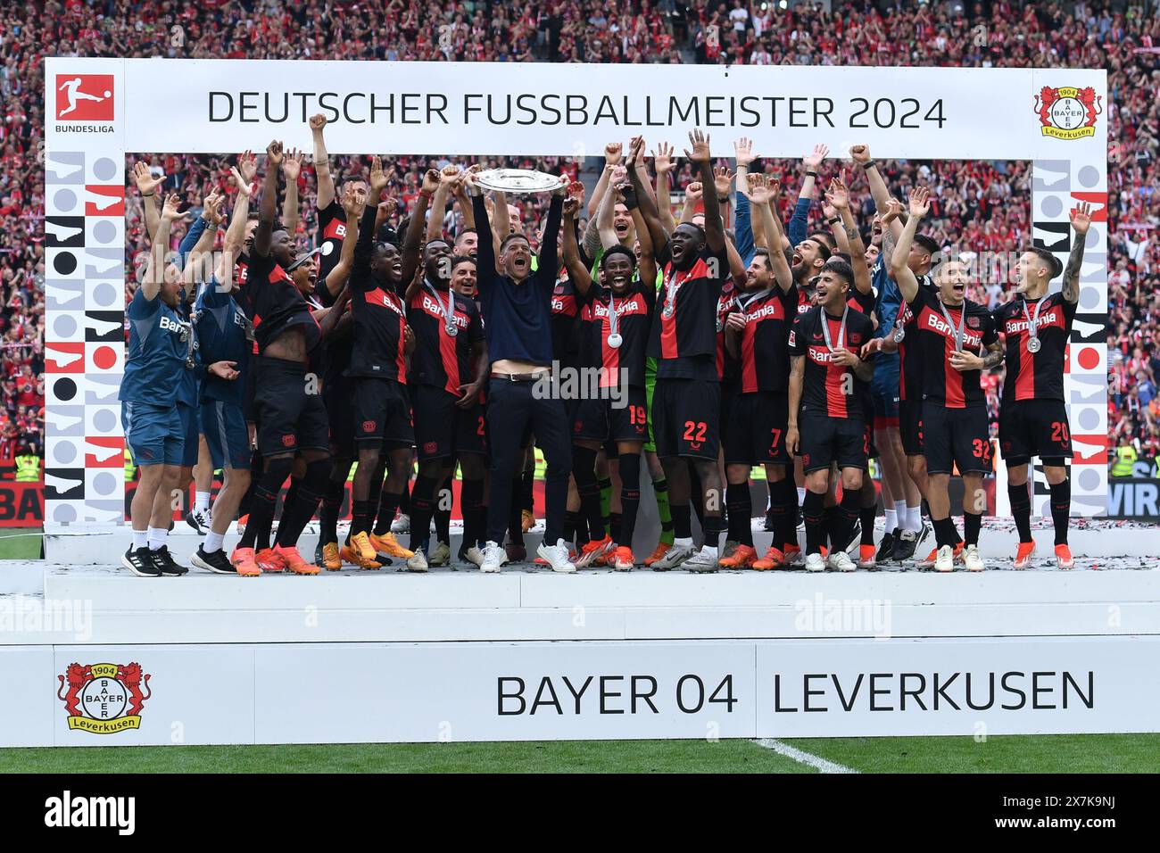 Leverkusen Germania 18 Maggio 2024 Fussball 1 Bundesliga 34