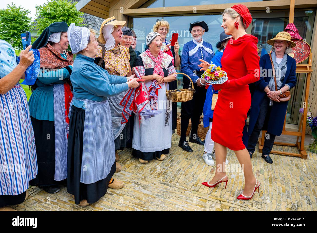 Hindelopen Paesi Bassi Queen Maxima Durante L Apertura Del