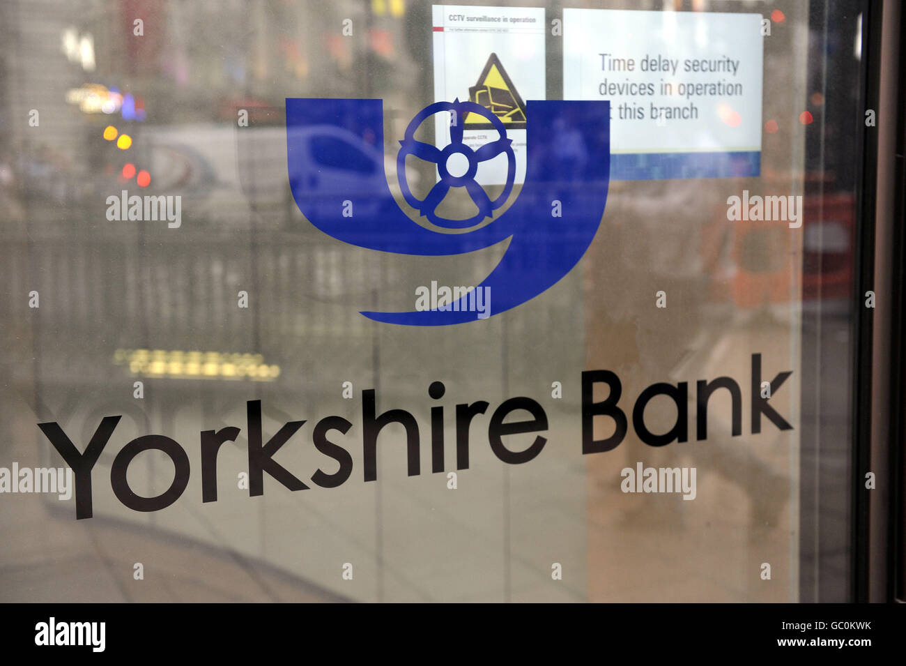 Vista Generale Di Una Filiale Della Banca Di Yorkshire Nel Circo