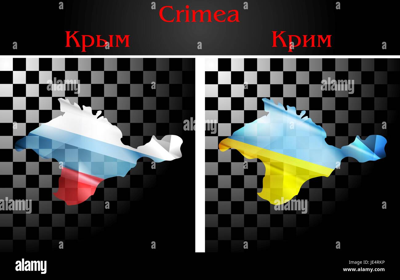 Mappa Della Penisola Di Crimea Immagini E Fotografie Stock Ad Alta