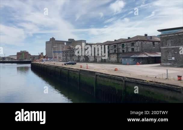 Buildings in the city of Cork, Ireland. Beautiful street views and ...