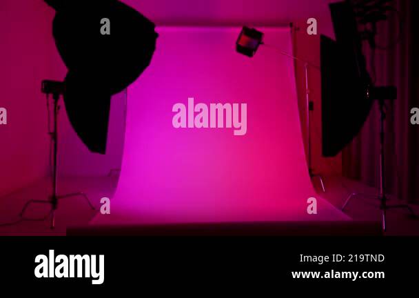 Professional Studio Look Interior of a professional studio. Professional studio for photo and ...