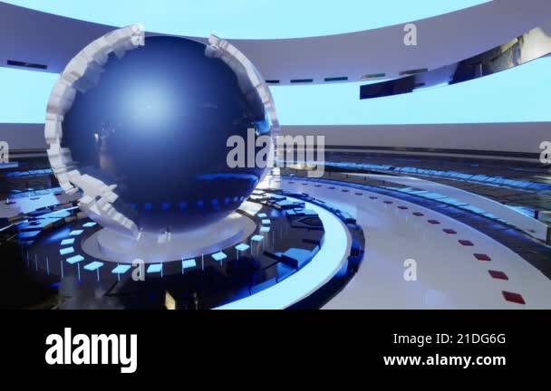 Broadcast Design - News Background Stock Video Footage - Alamy