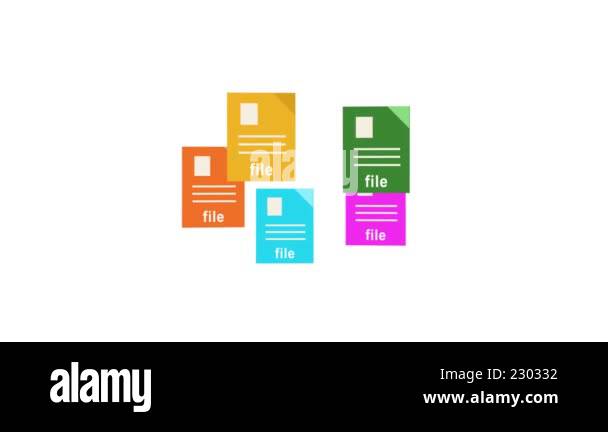 rotating animation file animation concept of selecting or saving ...