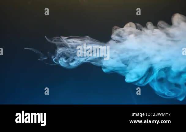 Smokeping Using Curl Curls of smoke move on a colorful background. Abstract lines of smoke ...