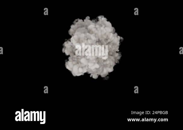 3d rendering of fire explosion simulation with alpha channel ...