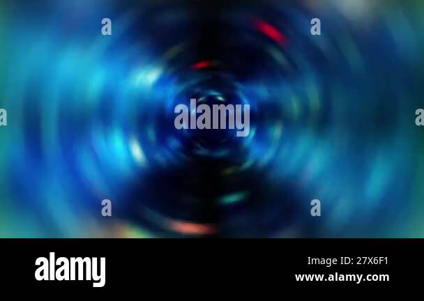 VJ Loop glow neon blue circle radial shine ray gradient moving hypnotic ...