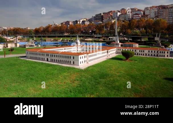 Miniature replica of Kuleli Military High School in Istanbul, Trkiye ...