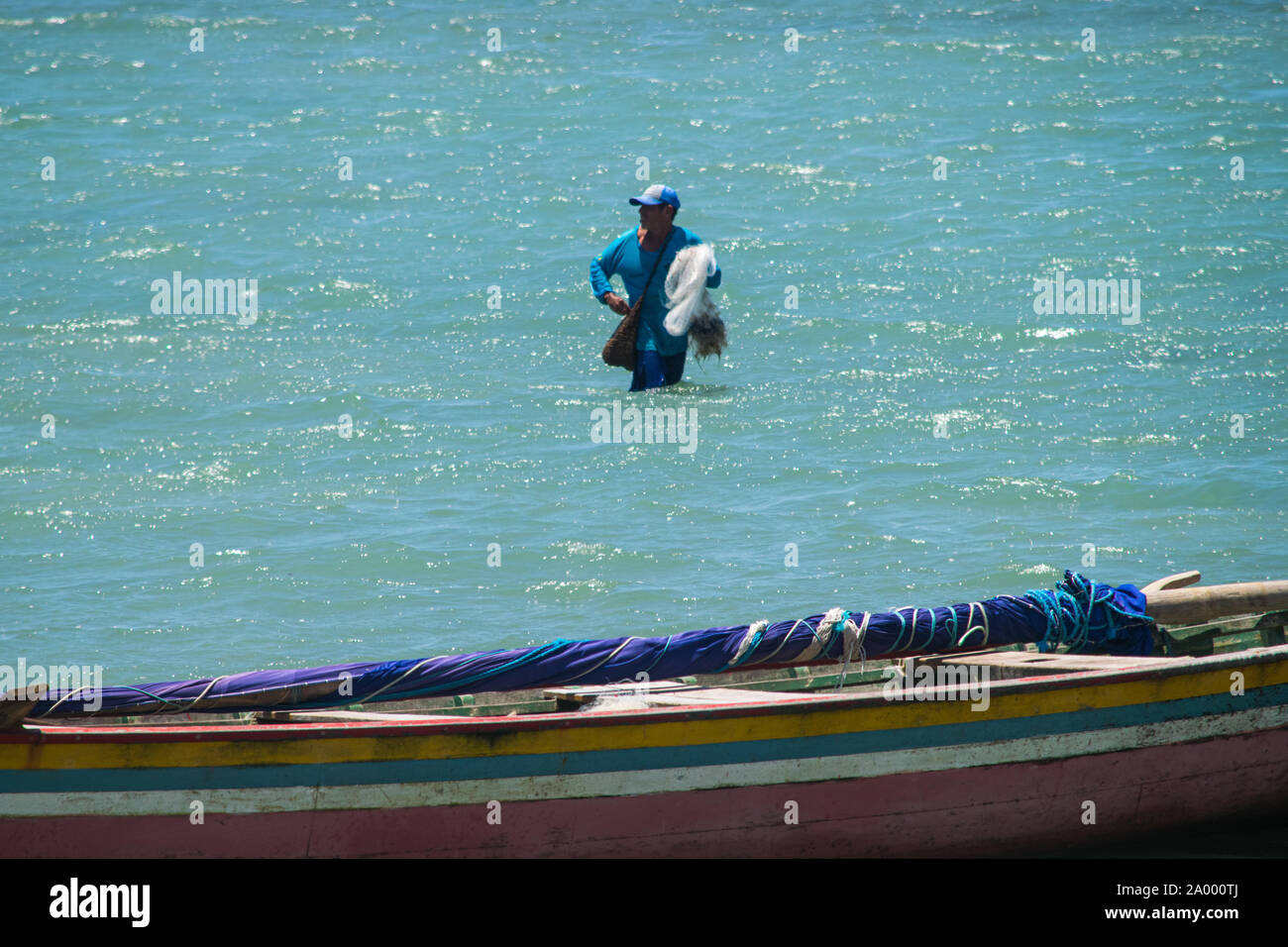 One man fishing boat hi-res stock photography and images - Alamy