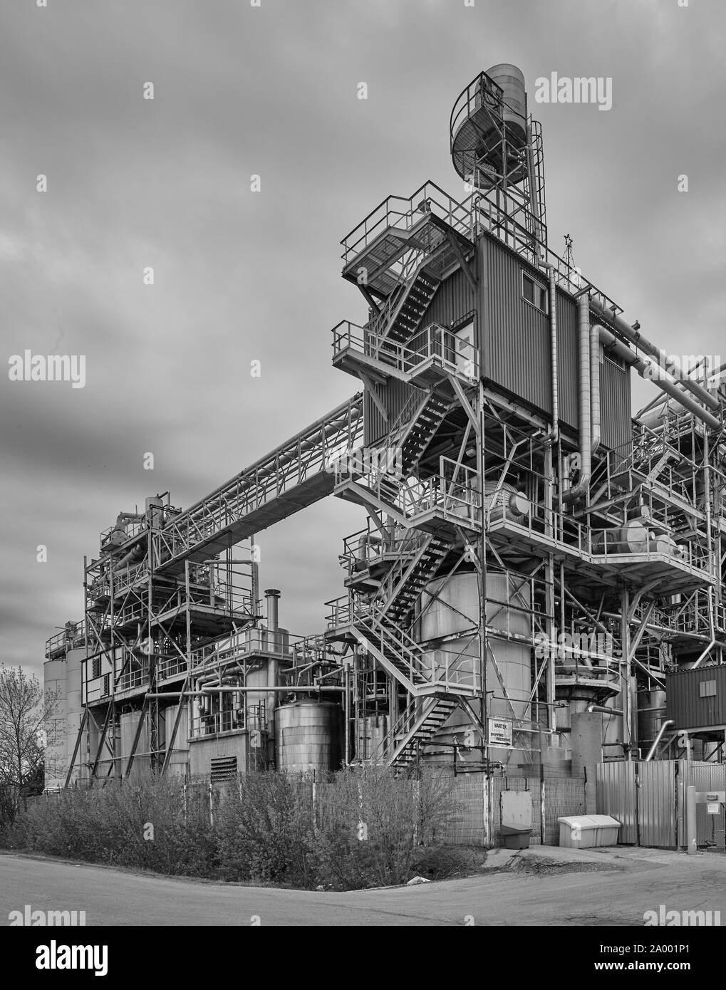 Chemical Plant Stock Photo