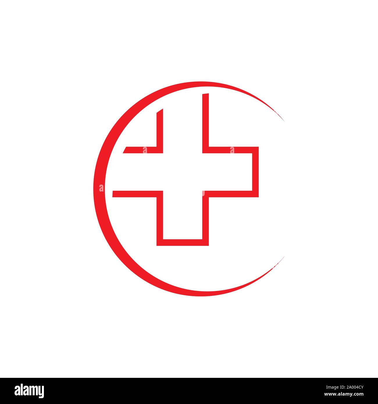 Health care red cross medical logo design logo vector template illustration  Stock Vector Image & Art - Alamy