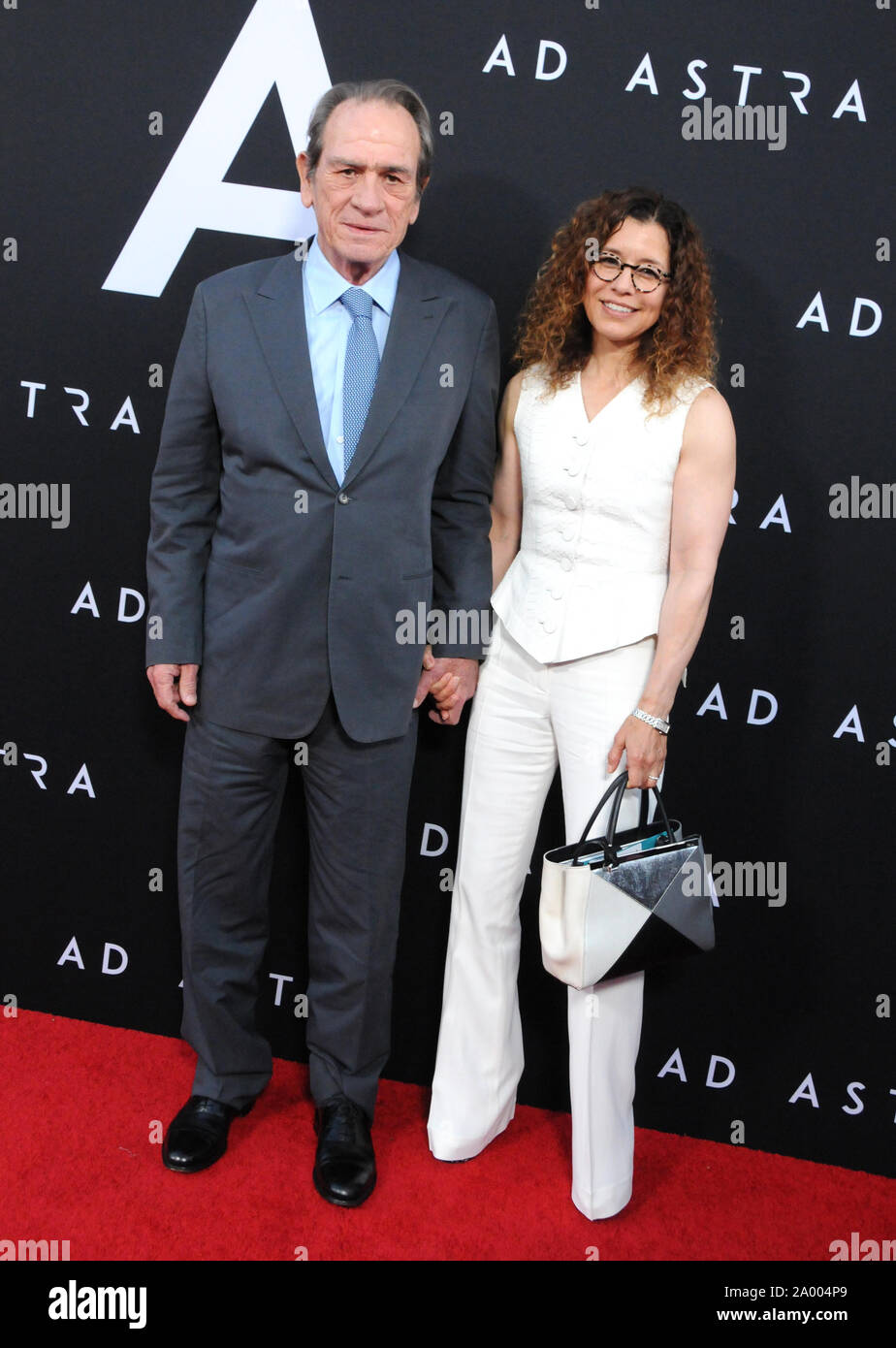 Hollywood, California, USA 18th September 2018 Actor Tommy Lee Jones and wife Dawn Laurel-Jones attend 20th Century Fox's 'Ad Astra' Special Screening on September 18, 2018 at Cinerama Dome in Hollywood, California, USA. Photo by Barry King/Alamy Live News Stock Photo