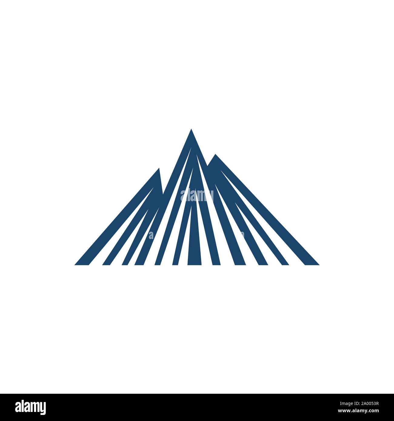 Mountain logo design Stock Vector Images - Alamy