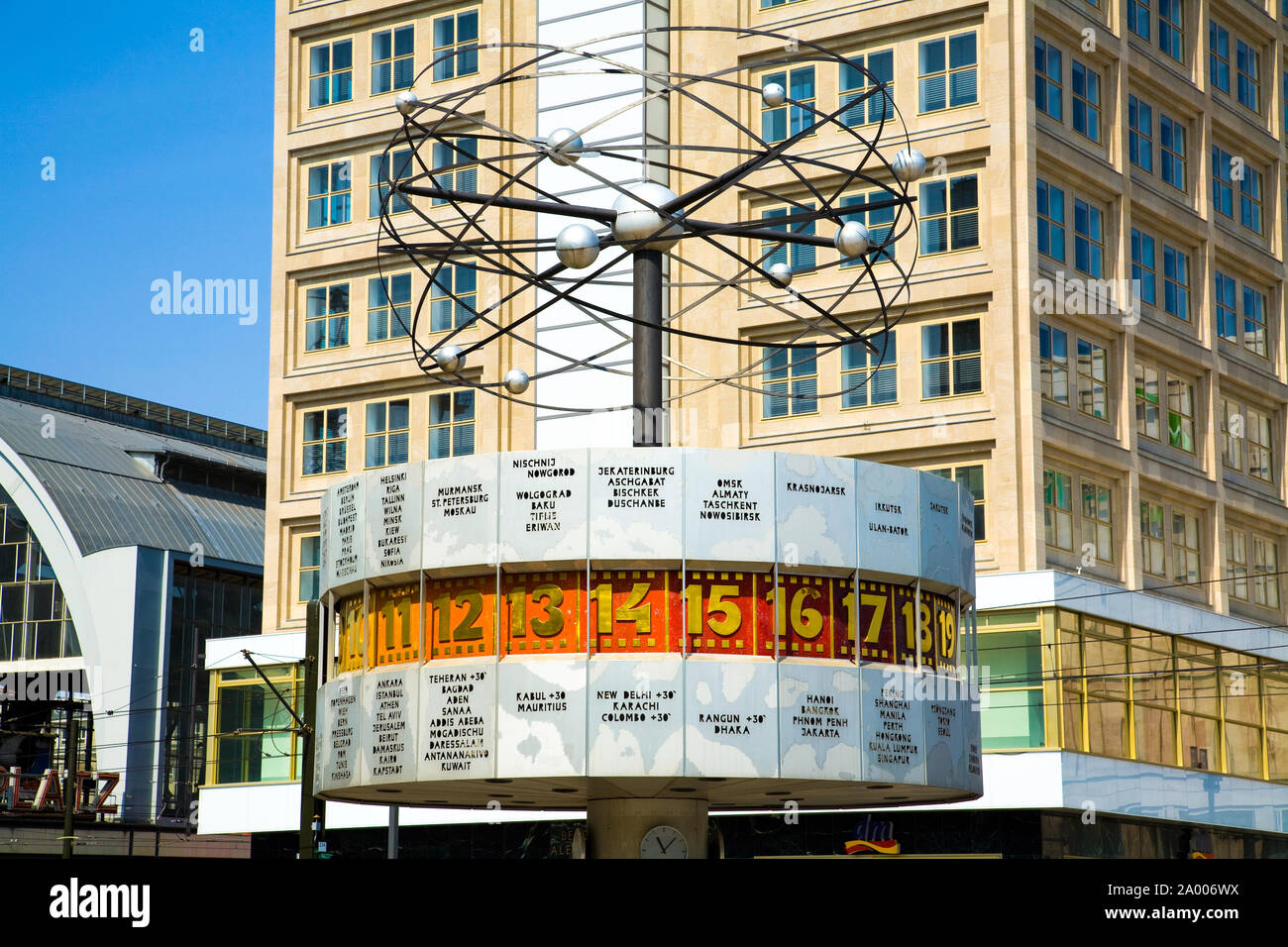 World clock alexanderplatz berlin germany time hour minute german hi
