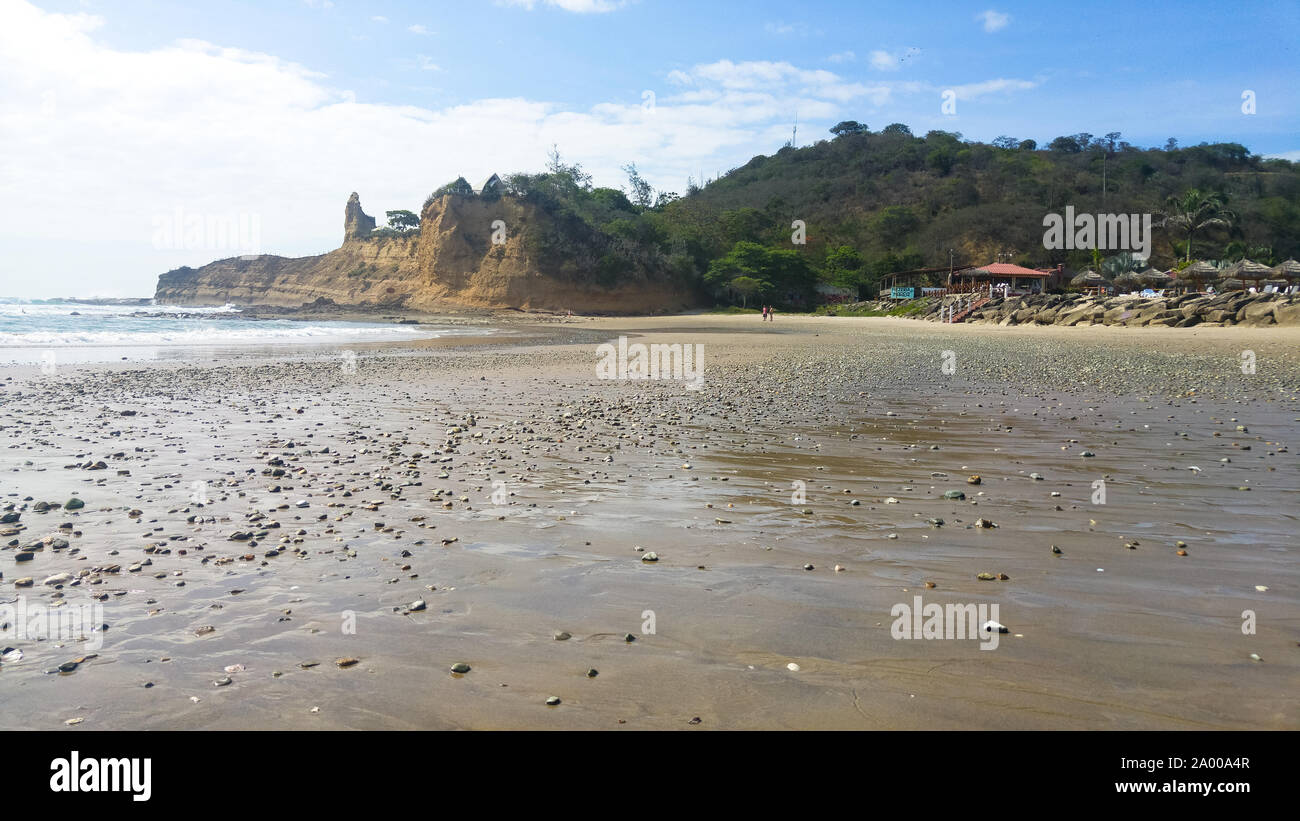 Beautiful Beach In The Pacific Ocean In Montanita Ecuador A Popular Destination For Surfers Stock Photo Alamy
