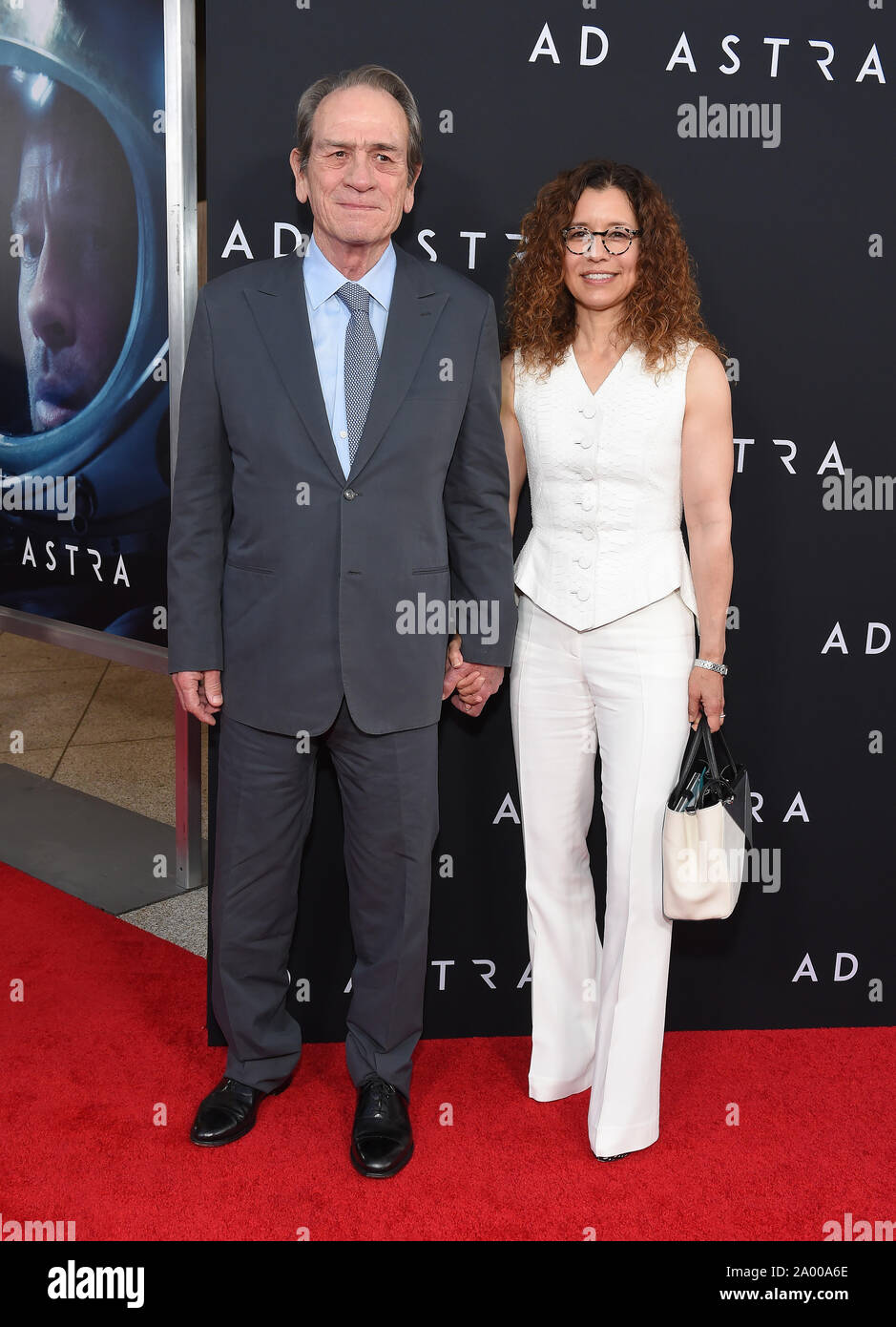 September 18, 2019, Hollywood, California, USA: Tommy Lee Jones and Dawn Laurel-Jones arrives for the 'Ad Astra' Special Screening at the Cinerama Dome. (Credit Image: © Lisa O'Connor/ZUMA Wire) Stock Photo