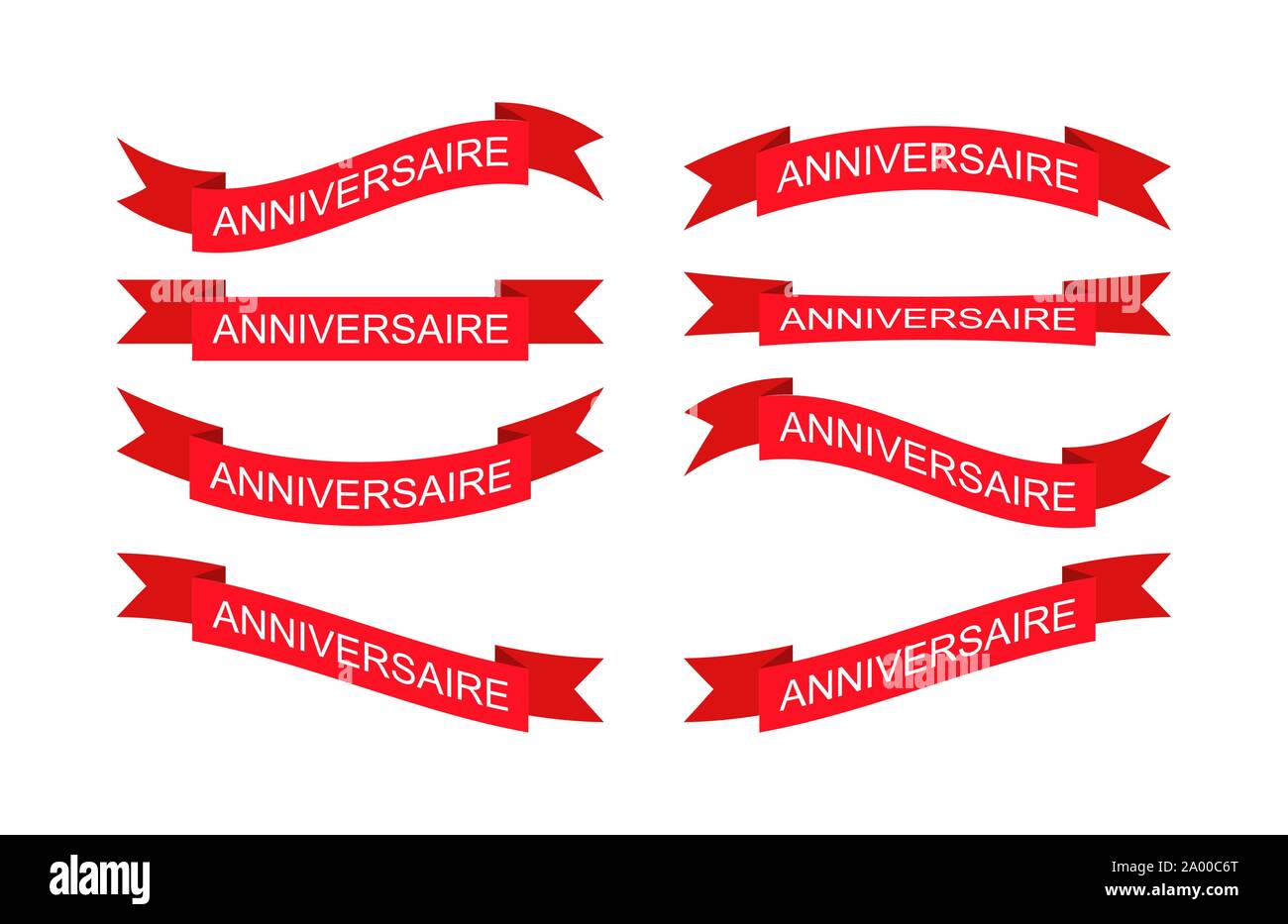 French Word Ribbon French content Stock Vector Images - Alamy