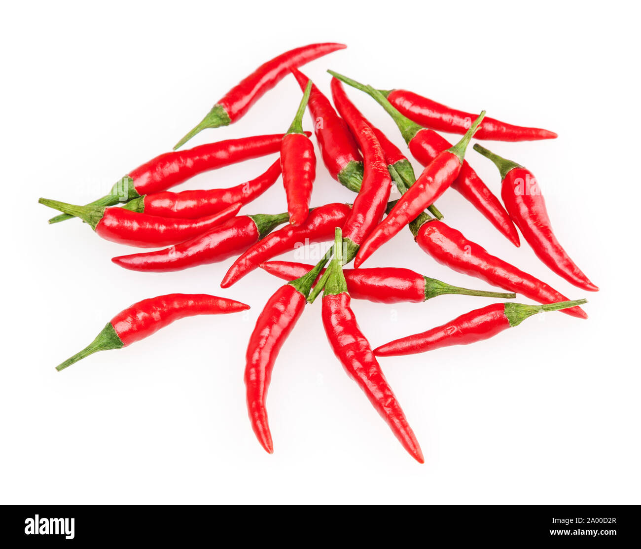 Red chili peppers isolated on white background Stock Photo Alamy