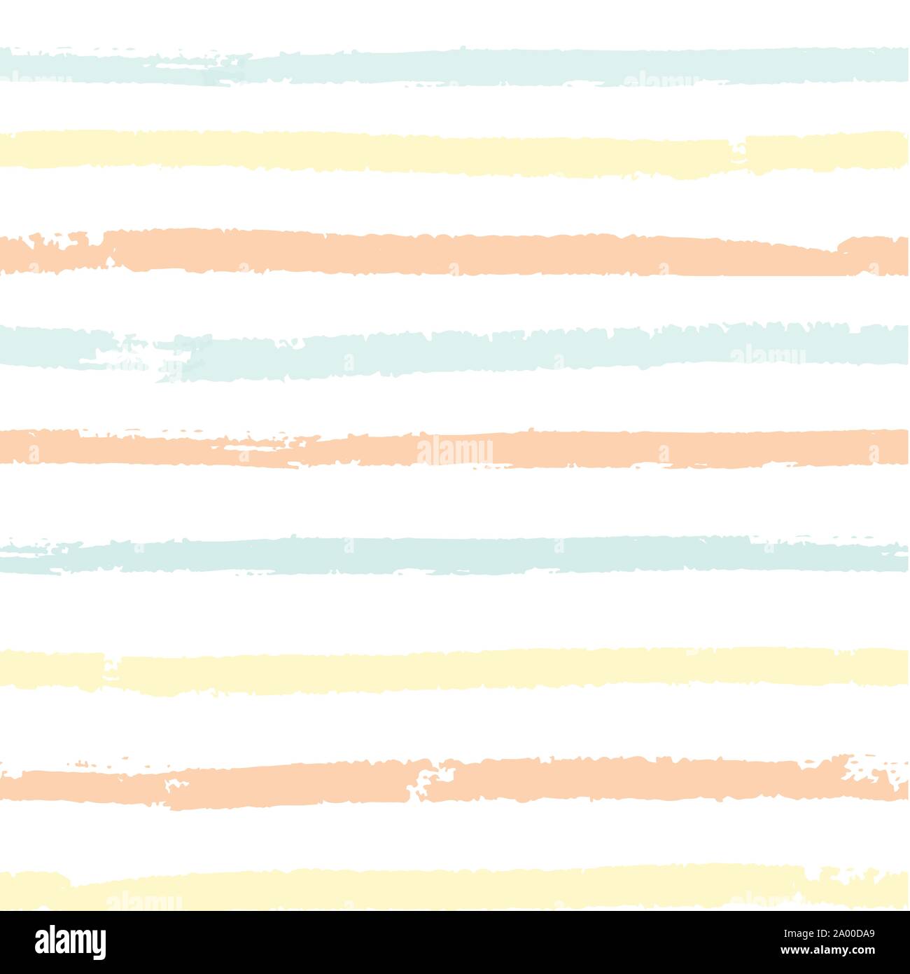 Seamless pattern with pastel color painted stripes Stock Vector