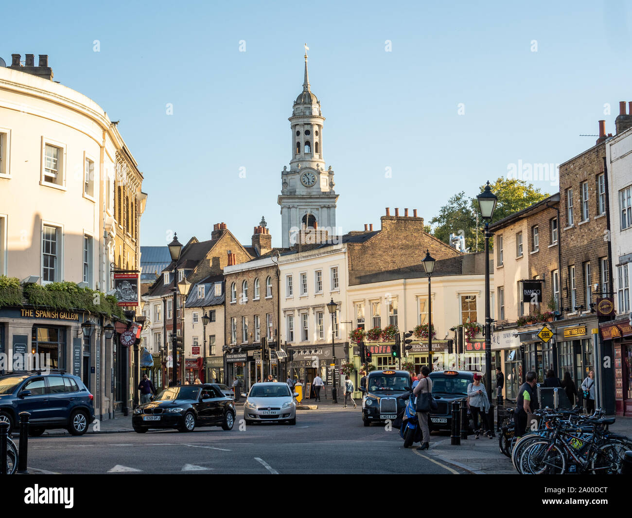 Greenwich town, London Stock Photo Alamy
