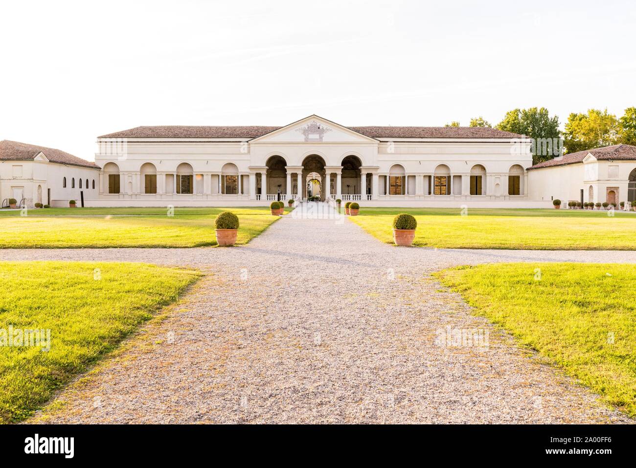 Palazzo Te pleasure palace with garden, architect Giulio Romano, Mantua, Lombardy, Italy Stock Photo
