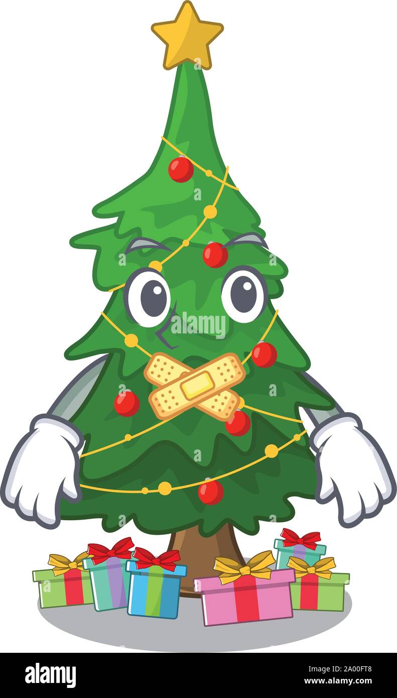 Silent christmas tree toy shaped a character Stock Vector Image & Art ...