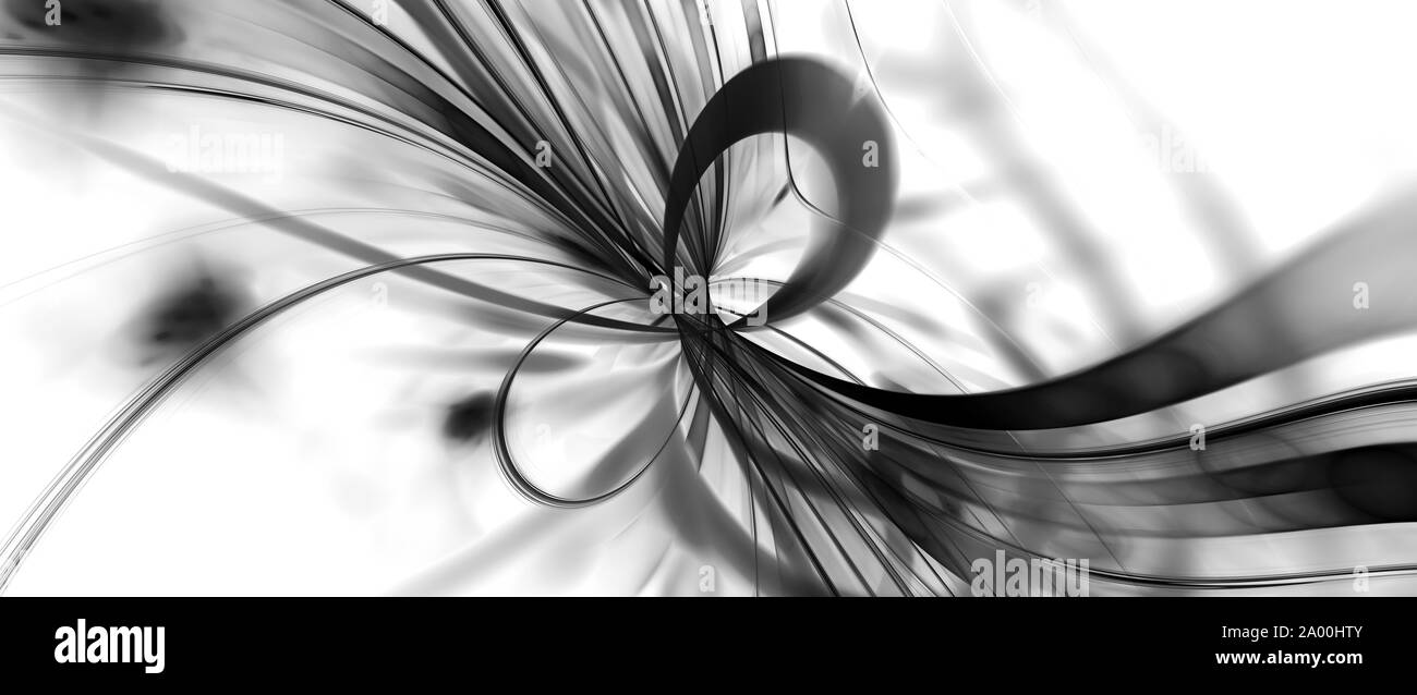 Inverted quantum mechanics widescreen effect black and white, computer ...