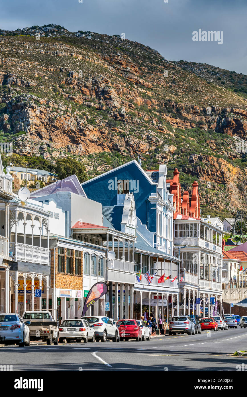 Colonial buildings, Simon’s Town, Cape Town, Western Cape, South Africa Stock Photo
