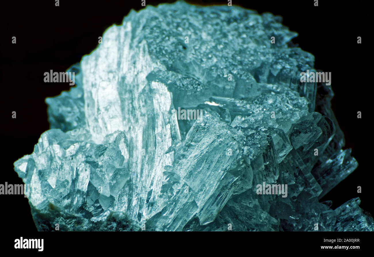 Photo Hydroboracite,mineral, hydrated calcium and magnesium borate Stock Photo