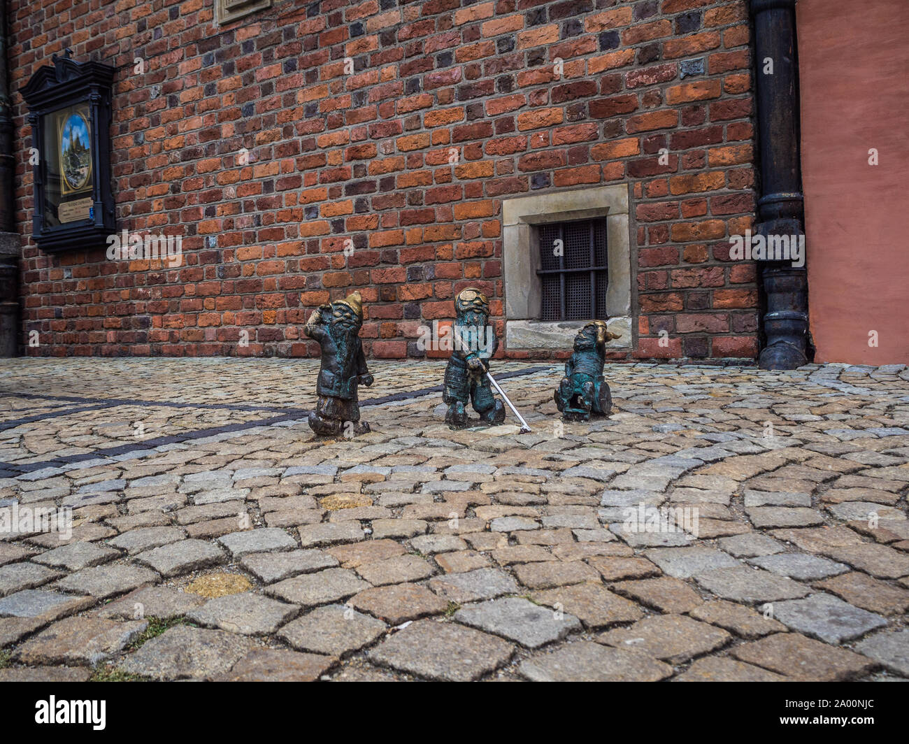 The Gnomes of Wroclaw, Poland Stock Photo