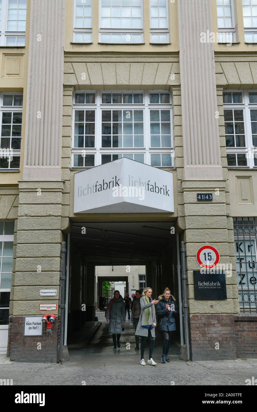 Lichtfabrik, Kohlfurter Strasse, Kreuzberg, Berlin, Deutschland Stock Photo