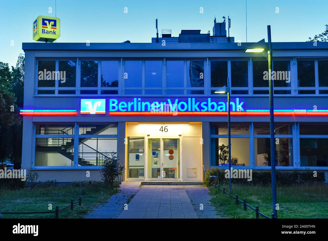 Berliner Volksbank, Schlossstrasse, Steglitz, Steglitz-Zehlendorf, Berlin, Deutschland Stock Photo