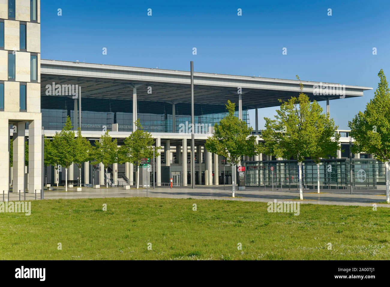 Flughafen Berlin Brandenburg Willy Brandt, BER, Brandenburg, Deutschland Stock Photo