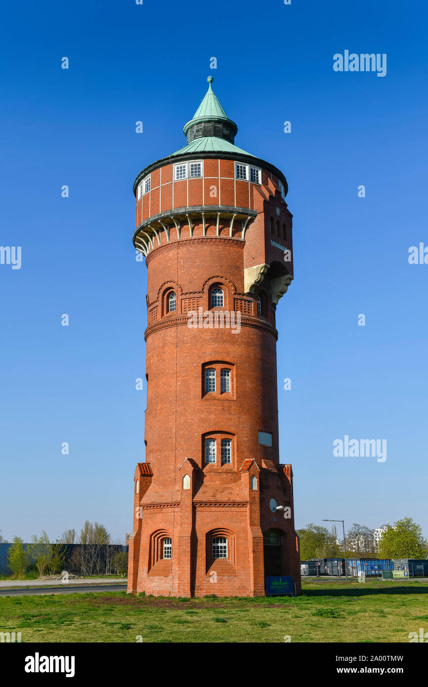 Alter Wasserturm, Marienpark, Lankwitzer Strasse, Mariendorf, Tempelhof-Schoeneberg, Berlin, Deutschland Stock Photo