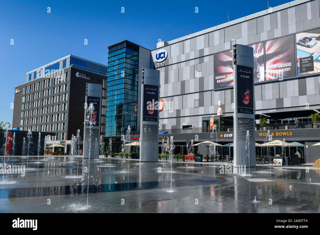 UCI Kino, Mercedes-Platz, Friedrichshain, Berlin, Deutschland Stock Photo