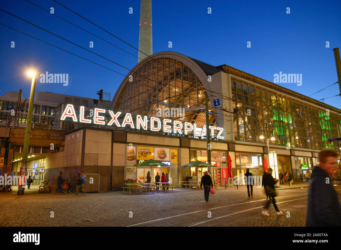 Bahnhof, Alexanderplatz, Mitte, Berlin, Deutschland Stock Photo