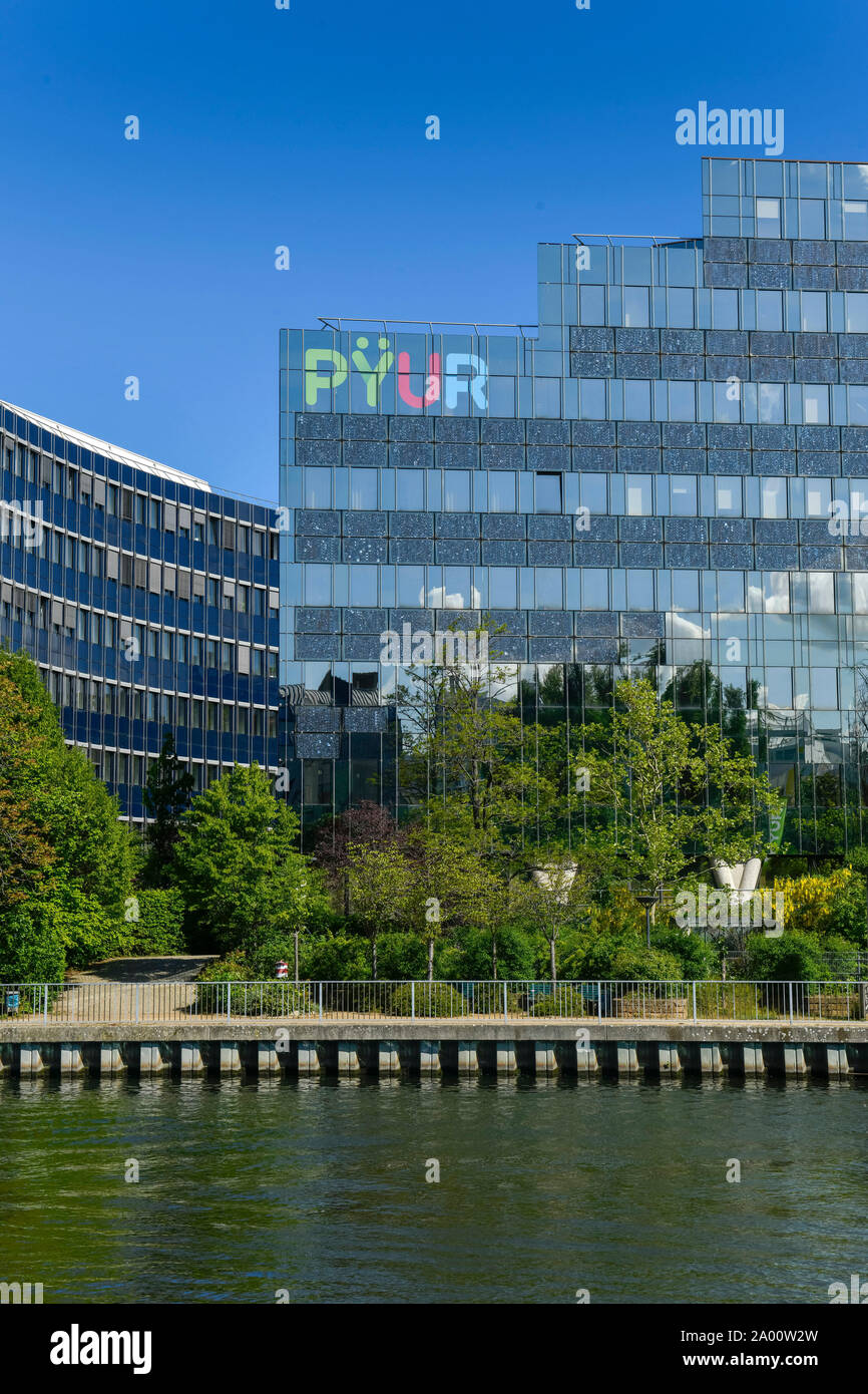 PYUR, Buerozentrum, Kaiserin-Augusta-Allee, Moabit, Mitte, Berlin, Deutschland Stock Photo