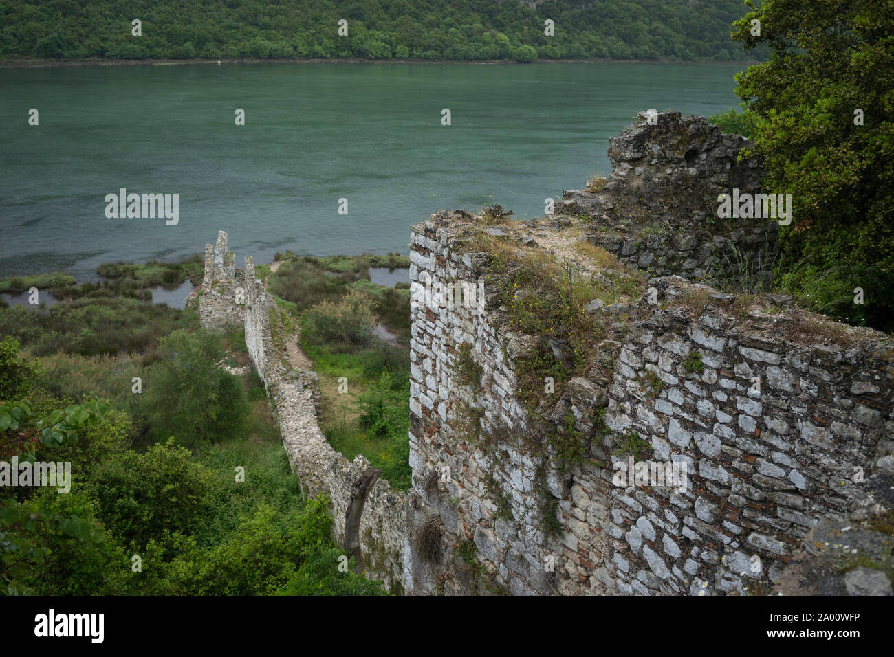 ruins in butrint, unesco world heritage, albania, butrint, ionian sea, europe Stock Photo