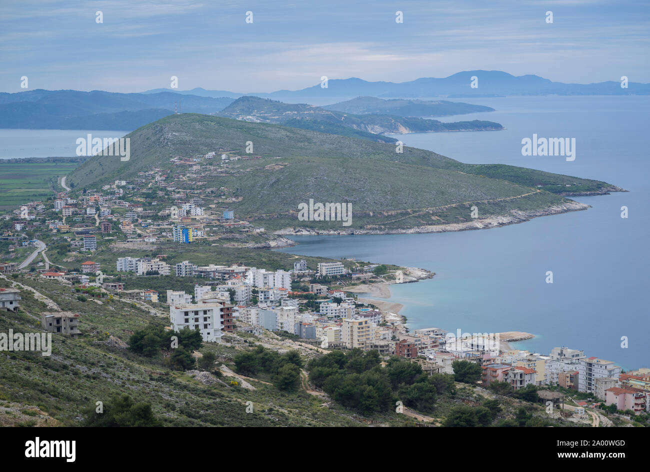 saranda, albania, saranda, ionian sea, europe Stock Photo