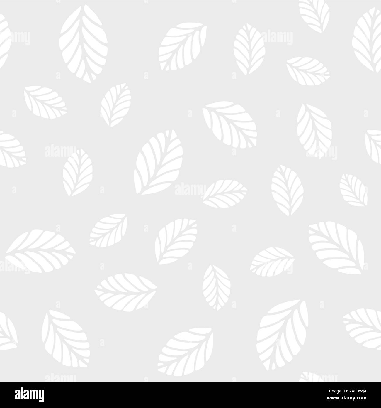 Vector seamless pattern with mint leaves Stock Vector