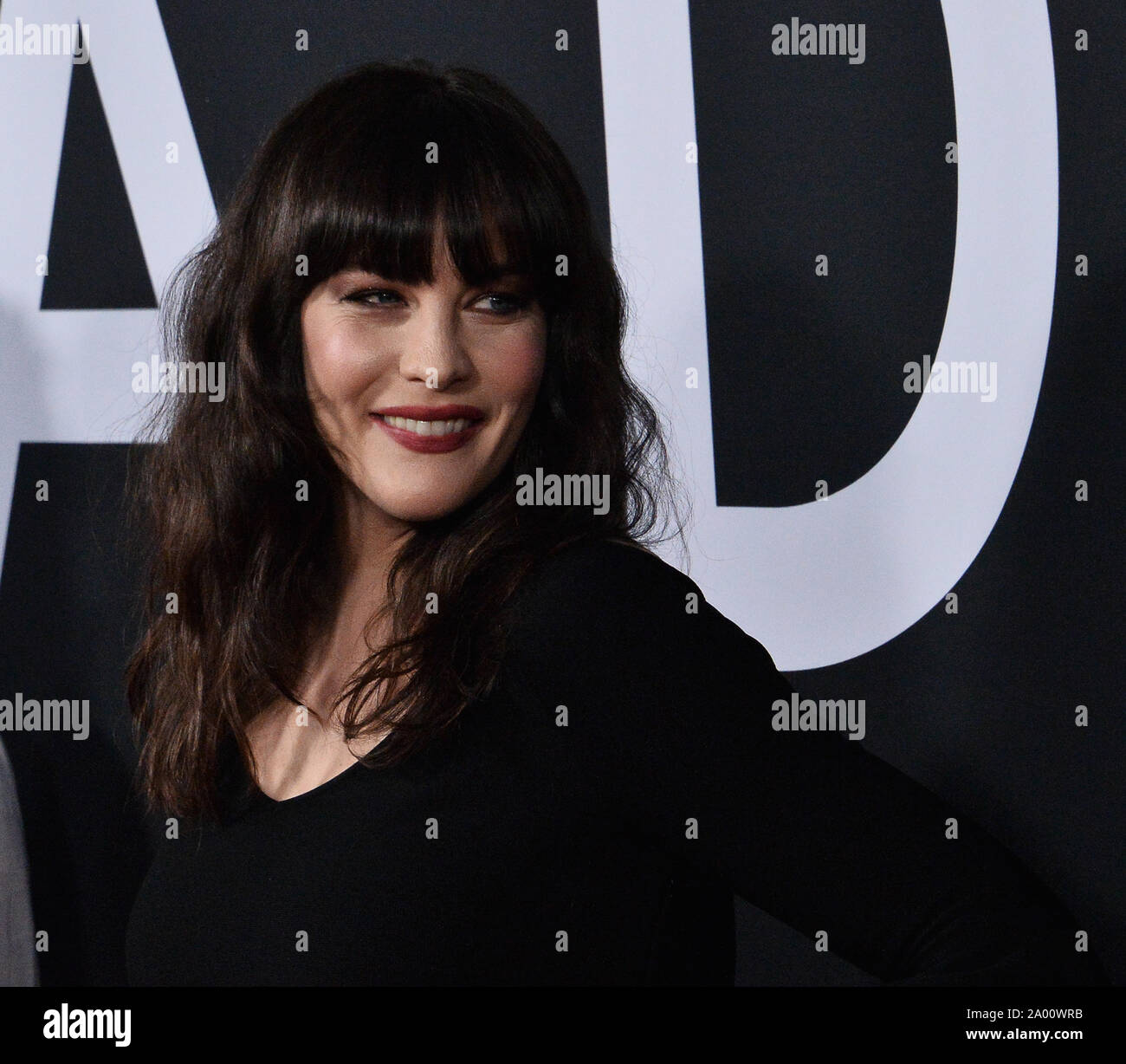 Los Angeles, United States. 18th Sep, 2018. Cast member Liv Tyler attends the premiere of the motion picture sci-fi thriller 'Ad Astra' at the ArcLight Cinerama Dome in the Hollywood section of Los Angeles on Wednesday, September 18, 2018. Storyline: Astronaut Roy McBride (Brad Pitt) travels to the outer edges of the solar system to find his missing father and unravel a mystery that threatens the survival of our planet. His journey will uncover secrets that challenge the nature of human existence and our place in the cosmos. Photo by Jim Ruymen/UPI Credit: UPI/Alamy Live News Stock Photo